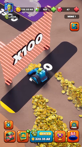 Minero zombi inactivo: Magnate del oro